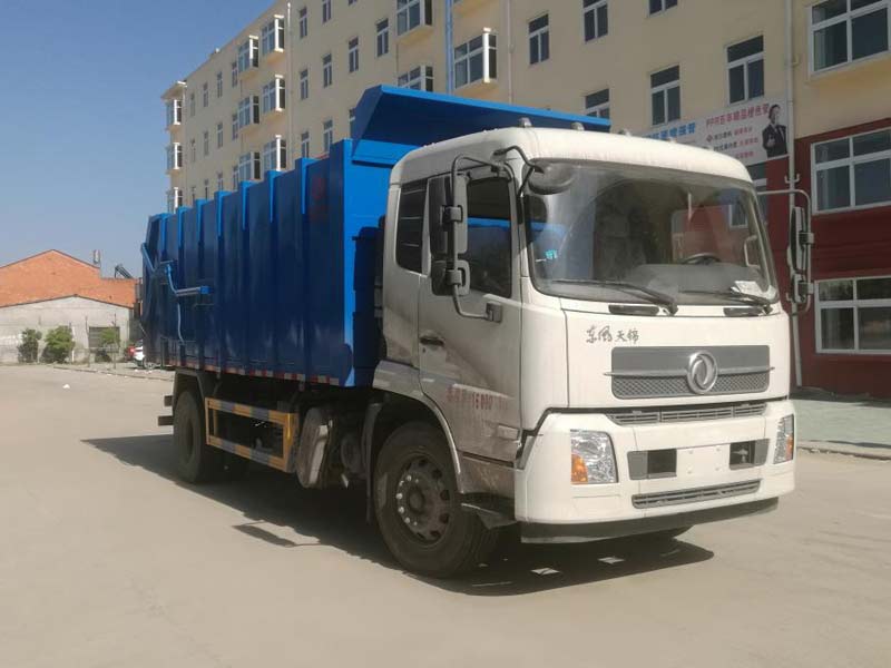 程力威牌CLW5160ZDJD6型壓縮式對接垃圾車(chē)