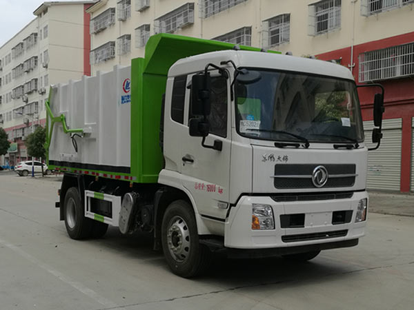程力威牌CLW5161ZDJD6型壓縮式對接垃圾車(chē)