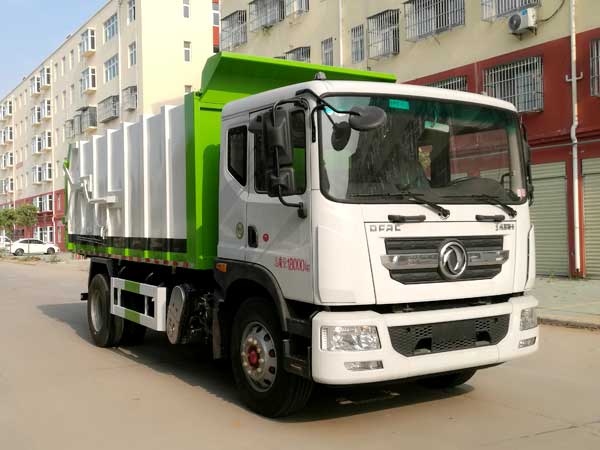 程力威牌CLW5181ZDJ6型壓縮式對接垃圾車(chē)