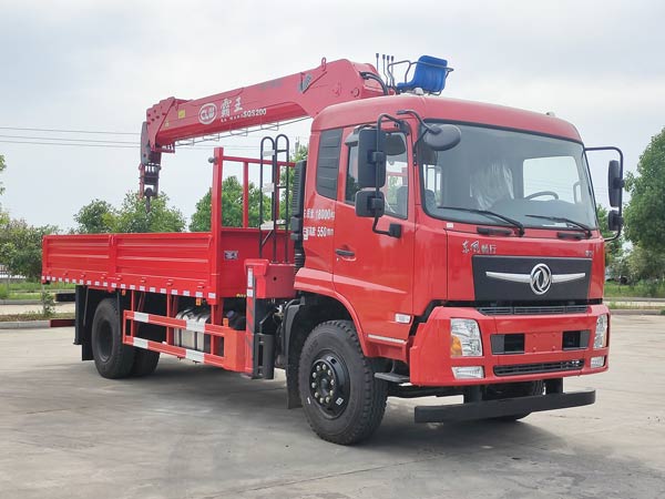 程力威牌CLW5180JSQDDP型隨車(chē)起重運輸車(chē)